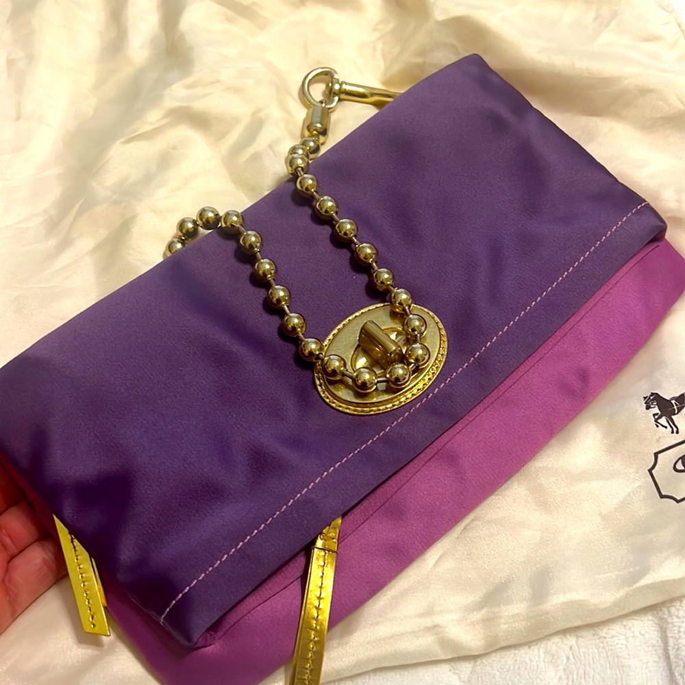Coach clutch bag